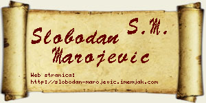 Slobodan Marojević vizit kartica